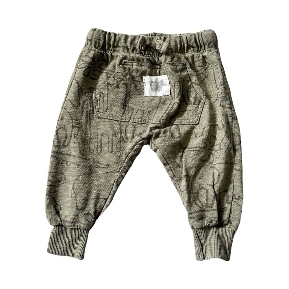 Zara Safari Animal Print Joggers